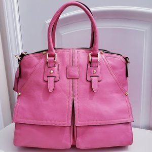 DOONEY & BOURKE FLORENTINE PINK CLAYTON SATCHEL